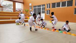 Soccer classes at Community Center