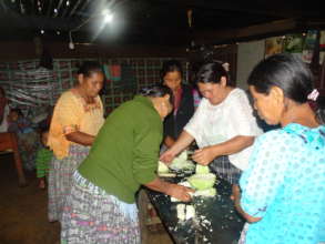 Preparing food for our families