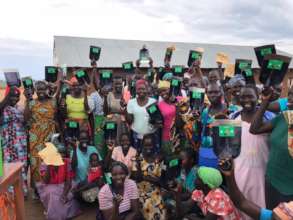 Farm tools for women in Bidi Bidi