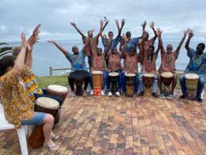 Creating community through drumming