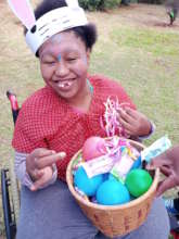 Lebo enjoying our Easter celebrations
