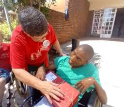 Santa Shoe Box Project Visit