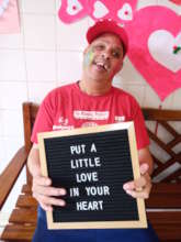 Trevor sharing some love on Valentine's Day