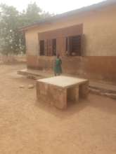 Classroom needing furniture and ICT.