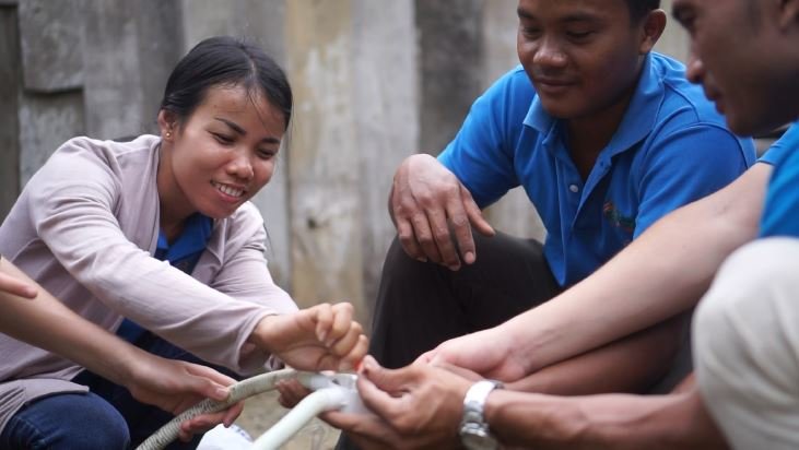 Solar micro-grids in remote Cambodian villages