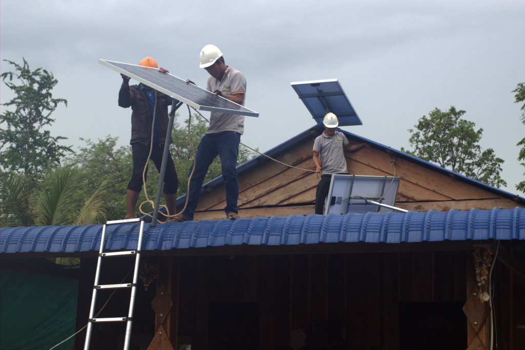 Solar micro-grids in remote Cambodian villages