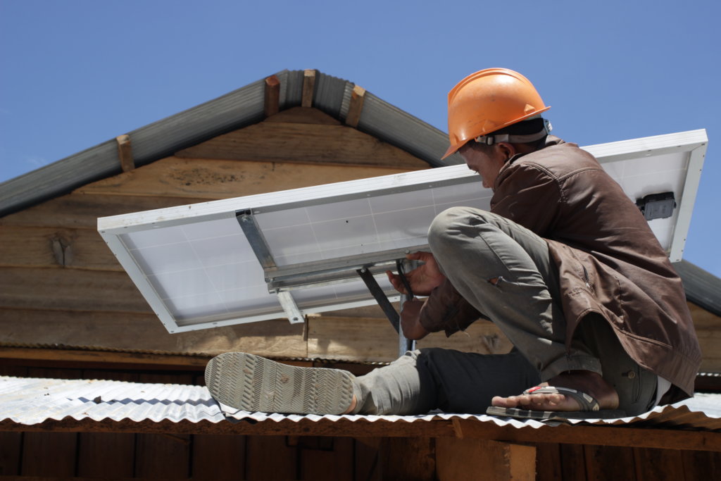 Solar micro-grids in remote Cambodian villages