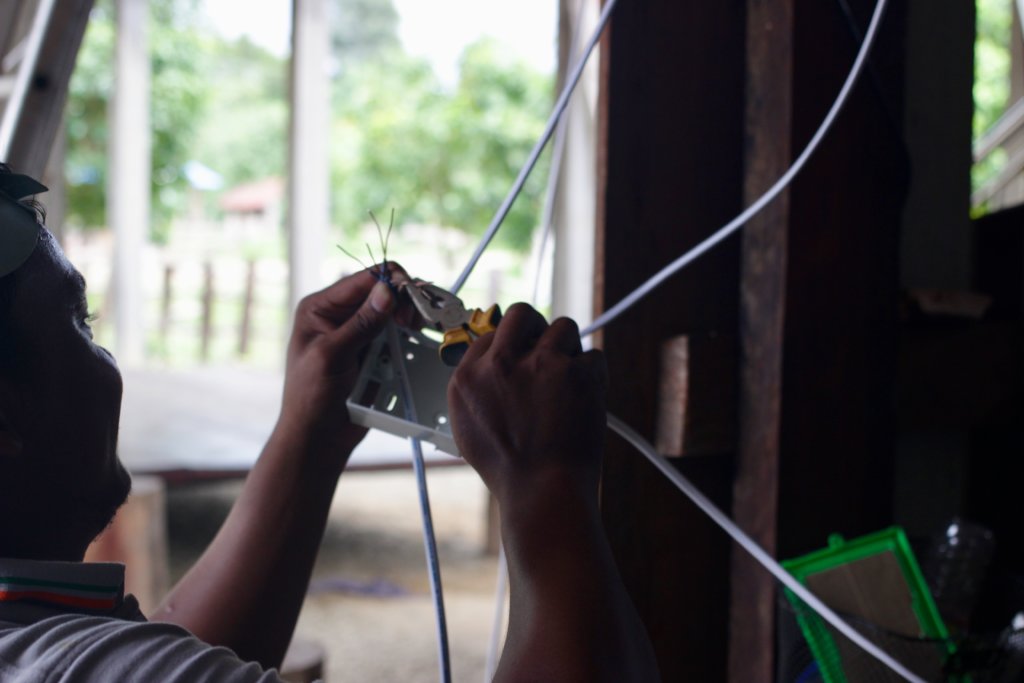 Solar micro-grids in remote Cambodian villages