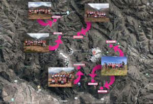 Location of participating high-Andean communities.