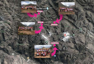 Location of participating high-Andean communities.