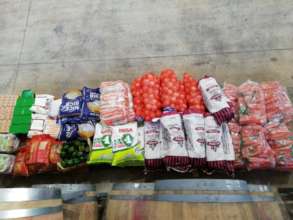 Weekly deliveries of soup ingredients.
