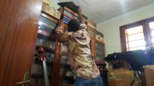 Douglas in the Library