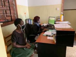 Front Desk Staff ready to receive visitors