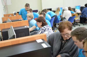 social action organized by youth from Prostki