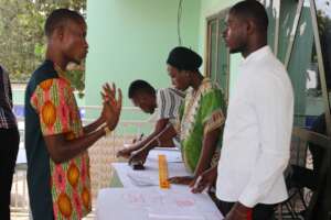 Incubatees Working (Goal Setting Training Session)