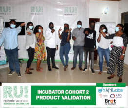 Group photo at an Incubator training session