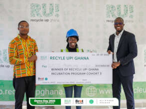 Cheque presentation for Winner