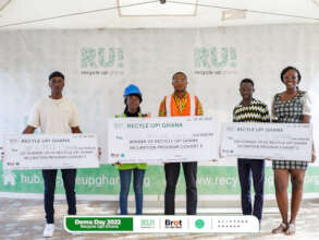 Winner, 1st runner up and 2nd runner up