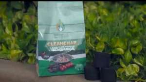 Charcoal Briquette made from recycled waste
