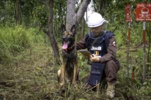 HeroDOG Kim and handler