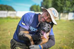Some Downtime for a HeroDOG and their Handler