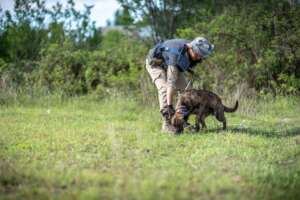 HeroDOG and handler