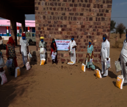 Distribution of Food Supply Kits