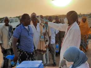 Testing community members for signs of infection