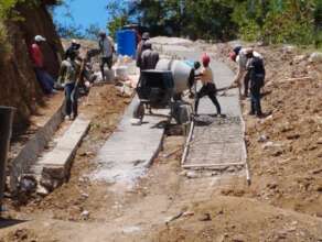 Community Beginning Road Construction