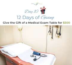 Furnishing the Center with Medical Exam Tables