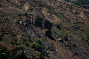 Soil degradation in the project area