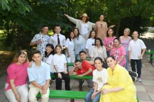 Children with mentors in Shymkent