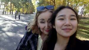 Gulnara and Kamila in 2018