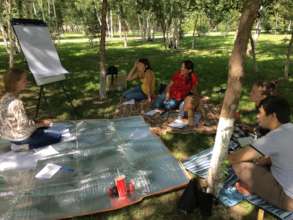 Group meeting with program psychologist