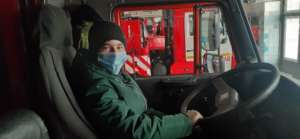 Alexei in fire department