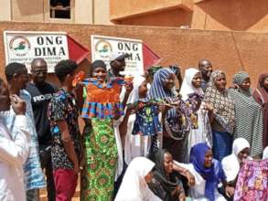 ONG DIMA tailoring students show their work