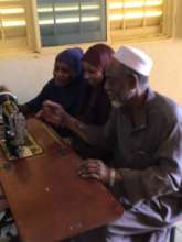 ONG DIMA students learn to maintain sewing machine