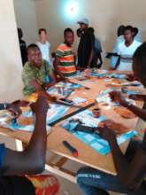 ONG DIMA leather working students