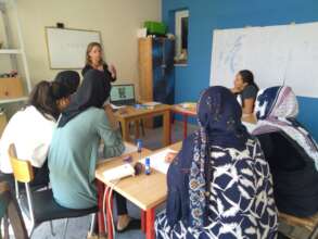 A class at The HUB on Chios