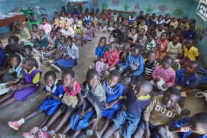 Overcrowded classes in Malawi primary schools