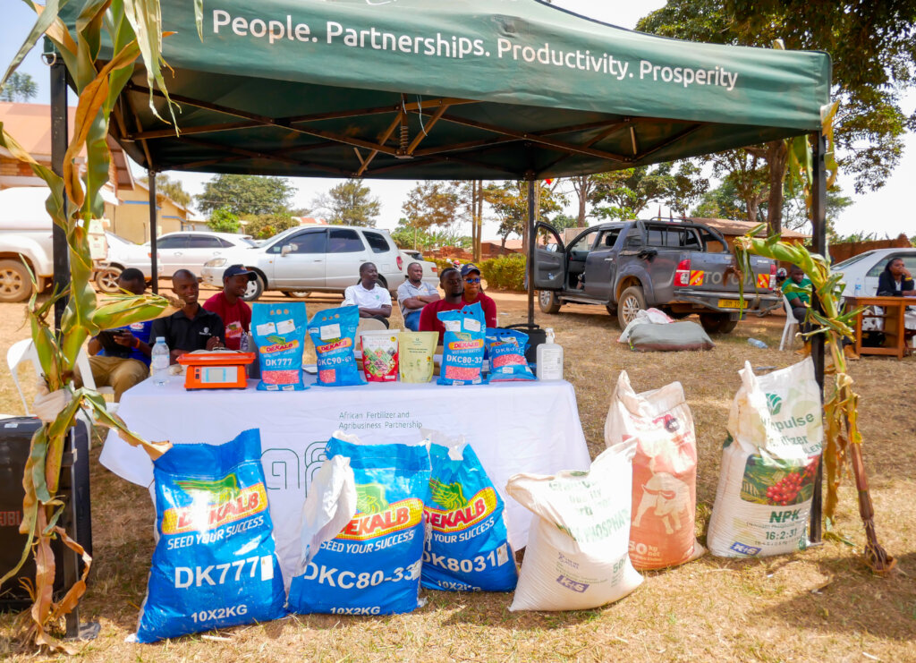Climate smart farm Inputs at the farmer training