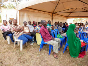 Farmers at  Cosma/ AFAP farmers training day
