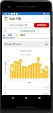 Printscreen of KitCovid Android app