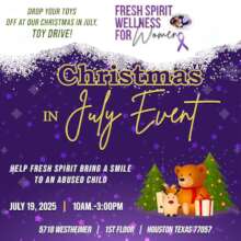 Christmas in July flyer