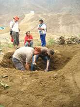 Building Latrines in Summer 2009