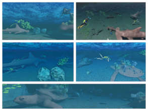 Models of IntelliReefs Sculpture Gardens