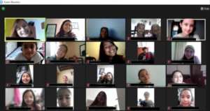 Other group during class