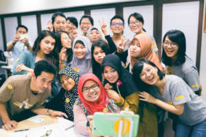 During the courses