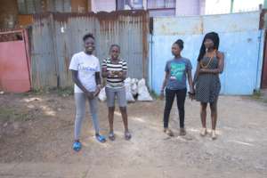 High school girls at  MACODEP Childrens Home