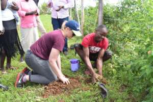 Tree planting at Got Osimbo project site